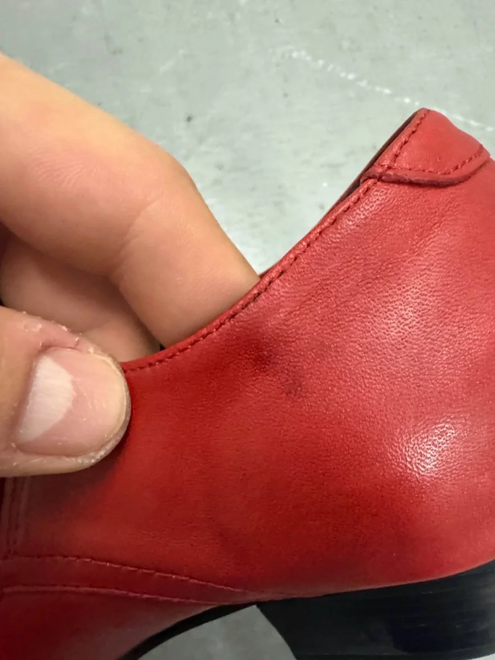 Durango Red Leather Western Ankle Boots Women’s 8.5